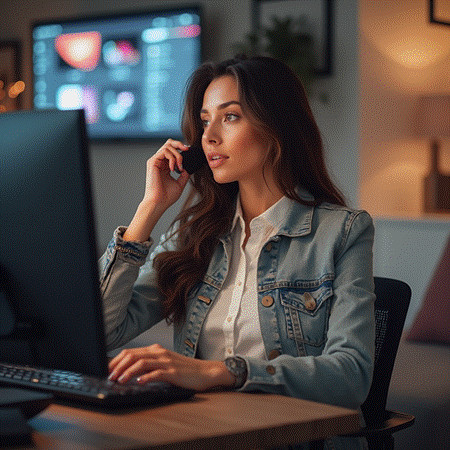 woman contemplates Social Media Marketing Trends